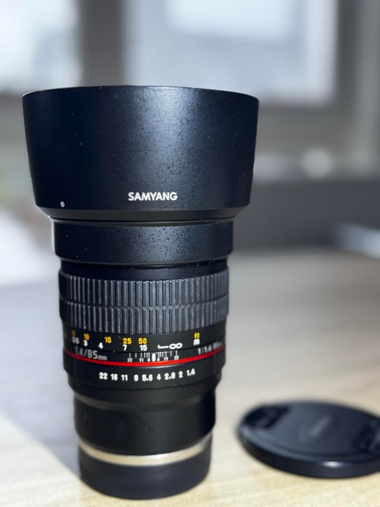 Samyang 85mm f/1.4 Sony E - Uitstekende Staat!, Ophalen of Verzenden, Zo goed als nieuw, Standaardlens