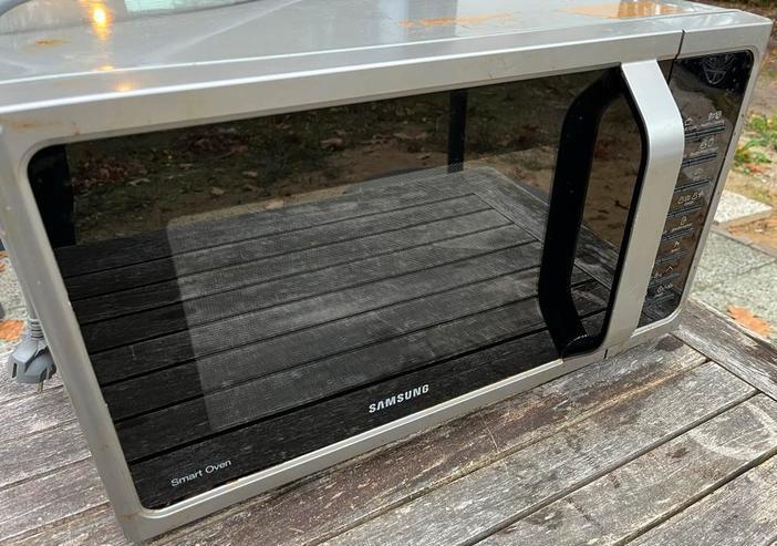 Samsung Smart Oven Combimagnetron, Witgoed en Apparatuur, Magnetrons, Gebruikt, Vrijstaand, Combimagnetron, 45 tot 60 cm, Grill
