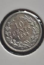 10 cent wilhelmina 1894, Ophalen of Verzenden, Koningin Wilhelmina, 10 cent