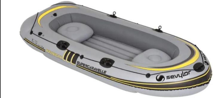 Sevylor Super Caravelle XR116GTX Opblaasboot, Kinderen en Baby's, Speelgoed | Buiten | Opblaasfiguren, Zo goed als nieuw, Ophalen of Verzenden