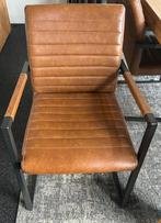 Eetkamerstoelen cognac, Huis en Inrichting, Ophalen, Zo goed als nieuw, Bruin, Vijf, Zes of meer stoelen
