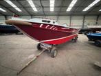 Stalen vlet in zeer goede staat 8.50 x 2 m, Watersport en Boten, Staal, Binnenboordmotor, 6 meter of meer, Diesel
