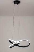 led 3 x dimbaar hanglamp 60cm zwart wit eettafel tafel lamp, Ophalen of Verzenden, Nieuw, Metaal, Minder dan 50 cm