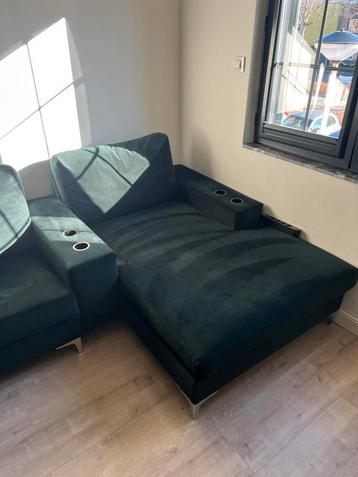 Hoekkbank Bioscoop bank, drankhouder, loungebank