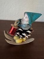 Vintage kerst putz dennenappel kabouter - Japan, Diversen, Kerst, Ophalen of Verzenden, Zo goed als nieuw