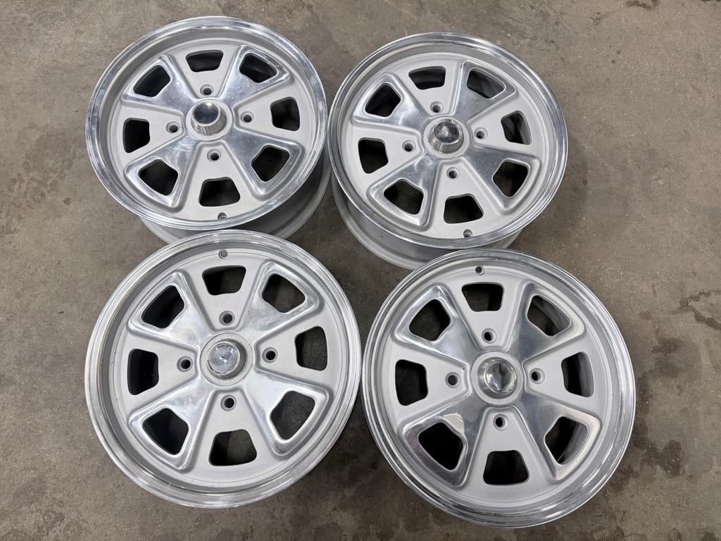 PORSCHE 914 Fuchsvelgen in bijzonder mooie staat Set van 4, Ophalen of Verzenden, Zomerbanden, Velg(en)