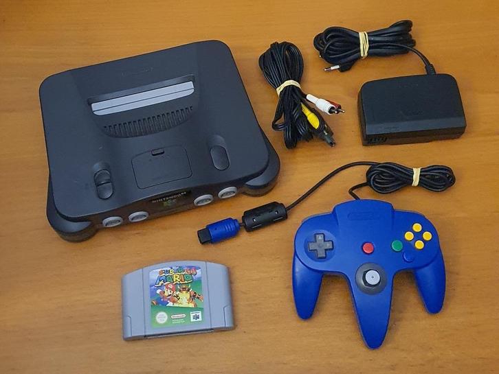N64 | Nintendo 64 Super Mario PACK, Spelcomputers en Games, Spelcomputers | Nintendo 64, Gebruikt, Met 1 controller, Met games