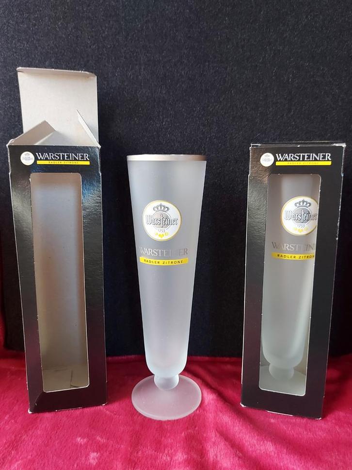 2 Warsteiner Radler Zitrone Glazen - Nieuw in Verpakking, Verzamelen, Biermerken, Nieuw, Overige typen, Overige merken, Ophalen of Verzenden