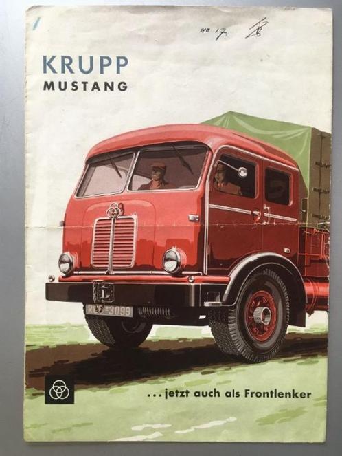 folder krupp mustang, Boeken, Auto's | Folders en Tijdschriften, Gelezen, Overige merken, Verzenden