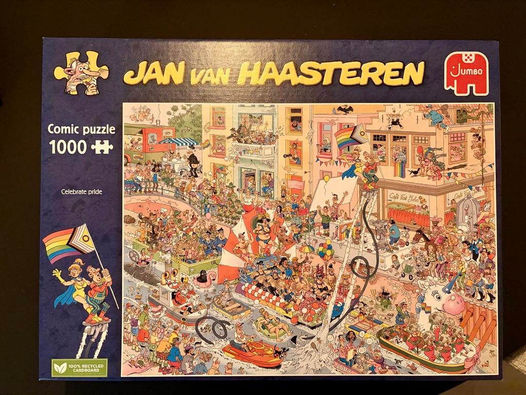 Jan van Haasteren Puzzels - Pride, Carnaval, Volkstuintjes, Ophalen of Verzenden, 500 t/m 1500 stukjes, Zo goed als nieuw, Legpuzzel