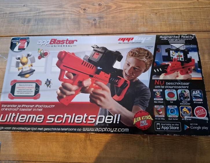 AppBlaster - Augmented Reality Speelgoed Geweer, Hobby en Vrije tijd, Modelbouw | Auto's en Voertuigen, Zo goed als nieuw, Overige typen