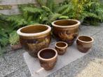 Bloempotten Indonesische, Tuin en Terras, Gebruikt, Rond, Tuin, Aardewerk