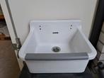 sphinx uitstortgootsteen met stootrand, wasbak, spoelbak., Huis en Inrichting, Ophalen, Gebruikt