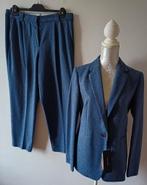 Zara Blauw Broekpak - 42, Kleding | Dames, Kostuum of Pak, Zara, Maat 42/44 (L), Zo goed als nieuw
