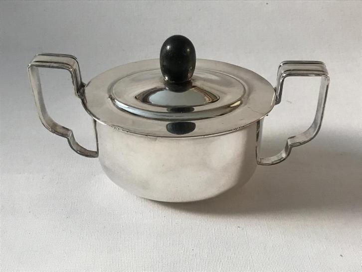 Art Deco Zware kwaliteit, Verzilverde (90), Gero Zilmeta sui, Antiek en Kunst, Antiek | Servies los, Ophalen