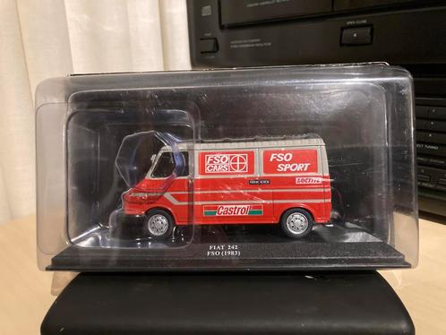 Fiat 242 FSO Polski Fiat Sport Rallye, Hobby en Vrije tijd, Modelauto's | 1:43, Zo goed als nieuw, Auto, Overige merken, Ophalen