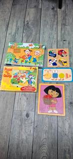 5 puzzels kinderpuzzels (3 houten puzzels), Ophalen of Verzenden