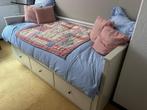 Hemnes bedbank, Ophalen, Gebruikt, Wit, Tweepersoons