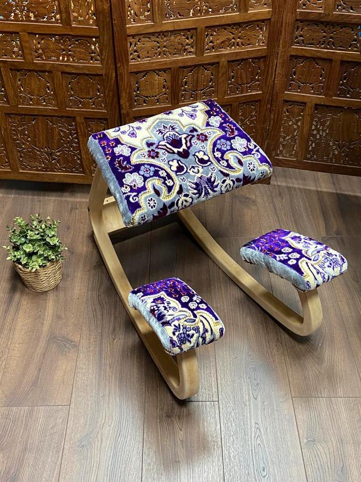 LEEGVERKOOP - Stokke / Variér Variable Balans - kniestoel, Huis en Inrichting, Bureaustoelen, Zo goed als nieuw, Bureaustoel, Paars