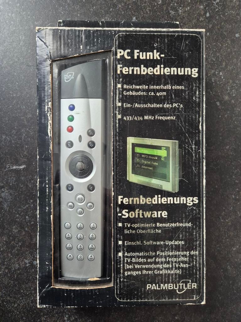 PalmButler PC Funk-Fernbedienung - Nieuwstaat, Audio, Tv en Foto, Afstandsbedieningen, Zo goed als nieuw, Origineel, Mediaspeler