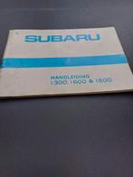 Auto Subaru Handleiding boekje 1300, 1600 & 1800, Ophalen of Verzenden, Gelezen, Subaru Corporation