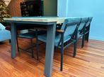 Eettafel (Xooon) en stoelen (Loods5), Ophalen, Gebruikt, Modern, 4 tot 6 stoelen