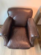 Klassieke leren fauteuil, Huis en Inrichting, Fauteuils, Ophalen, Gebruikt, Klassiek, 75 tot 100 cm