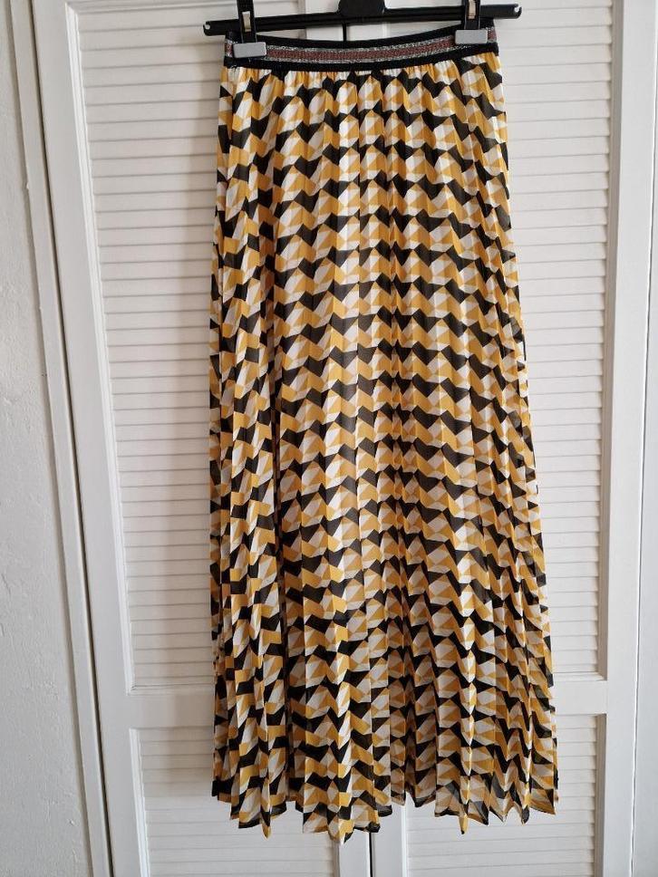 Summum Rok maat 36, Kleding | Dames, Rokken, Zo goed als nieuw, Maat 36 (S), Zwart, Onder de knie, Ophalen