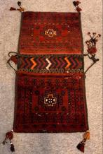 Perzisch Zadeltas Antiek Turkmeens Tapijt nomadisch zitkusse, Ophalen of Verzenden