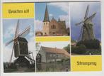 Stramproy Groeten 4 luik Molens en Kerk 1993 gelopen, Verzamelen, Verzenden, 1980 tot heden, Gelopen, Limburg