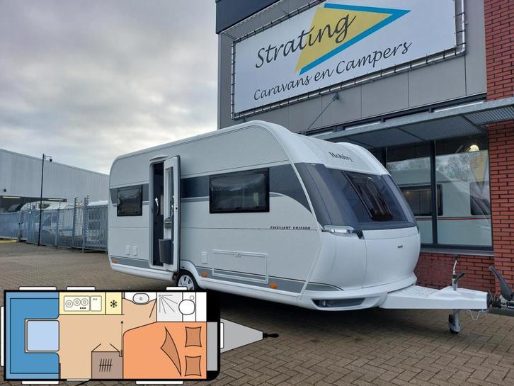 Hobby Excellent Edition 460 UFE NIEUW!! FRANSBED, Caravans en Kamperen, Caravans, Bedrijf, tot en met 4, 1000 - 1250 kg, Rondzit