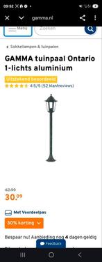 Tuinlampen te koop €35 voor 2 stuks., Tuin en Terras, Ophalen, Nieuw, Minder dan 50 watt