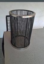 Windlicht zwart metalen draden, Gebruikt, 25 tot 50 cm, Zwart, Ophalen of Verzenden