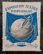 Frankrijk cinderella Exposition Textile Internationale, 1951, Postzegels en Munten, Ophalen of Verzenden, Postfris