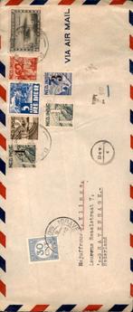 Nederlands Indië - Frankering - Portzegel - 1947, Ophalen of Verzenden, Envelop