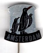 Artis Amsterdam blik pinguïn speldje ( N_030 ), Verzamelen, Speldjes, Pins en Buttons, Verzenden, Zo goed als nieuw, Dier of Natuur