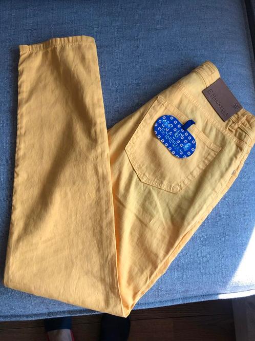 E. Marinella zomer chino, maat 33 (36), okergeel, nieuw., Kleding | Heren, Broeken en Pantalons, Nieuw, Maat 48/50 (M), Geel, Ophalen of Verzenden