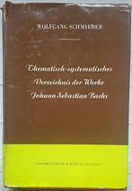Schmieder: Bach Verzeichnis – alle werken van JS Bach BWV, Ophalen of Verzenden, Gelezen, Artiest