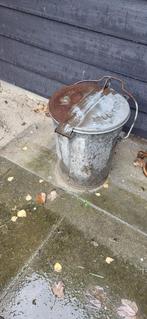 Velnisemmer  zink, Huis en Inrichting, Woonaccessoires | Prullenbakken, Ophalen, Gebruikt, 50 tot 75 cm, Metaal