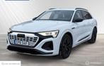 Audi Q8 e-tron 55 quattro S Edition 115 kWh, B&O, leer, pano, Auto's, Audi, Automaat, Gebruikt, Vierwielaandrijving, 408 pk
