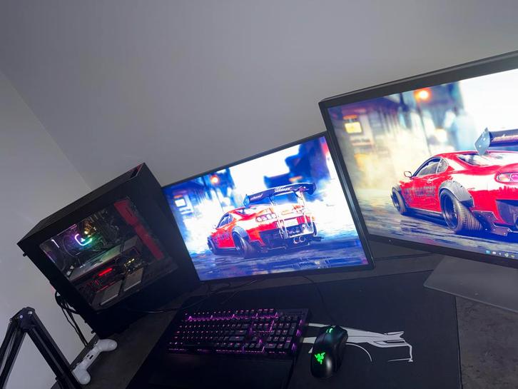 High end game pc eventueel randapparatuur, Computers en Software, Desktop Pc's, Zo goed als nieuw, 4 Ghz of meer, SSD, 32 GB, Met videokaart