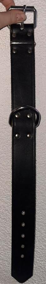 Mooie zwart leren halsband!!, Ophalen of Verzenden, Zo goed als nieuw