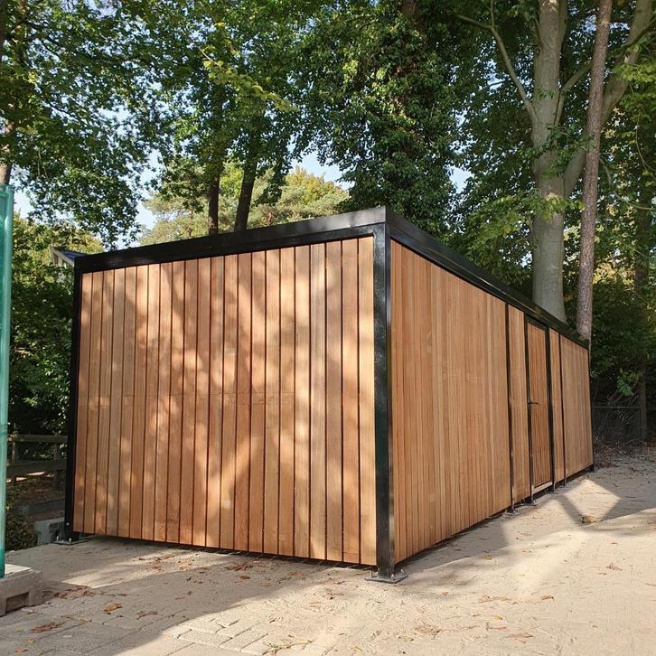 Berging, houthok, overkapping of fietsenstalling op maat, Tuin en Terras, Overkappingen, Nieuw, Veranda, Ophalen of Verzenden