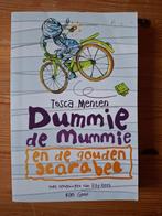 Dummie de Mummie en de gouden Scarabee boek, Ophalen of Verzenden, Zo goed als nieuw, Tosca Menten, Fictie