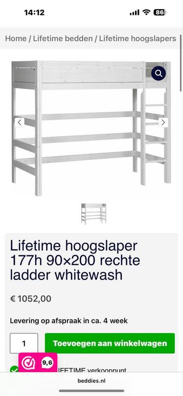 Life Time Halfhoogslaper (zonder matras) beschikbaar voor biedingen