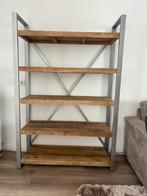 Mooie stevige industriële wandkast met 5 planken., Huis en Inrichting, Ophalen, Zo goed als nieuw, 25 tot 50 cm, Minder dan 150 cm