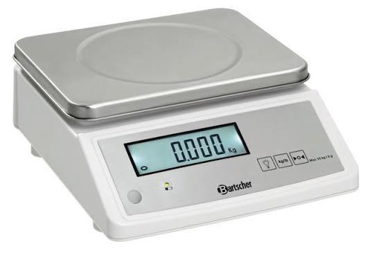 Bartscher professionele digitale keukenweegschaal – 15 kg /, Witgoed en Apparatuur, Weegschalen, Gebruikt, 1 tot 500 gram, Minder dan 10 kg