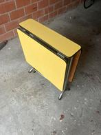 Opklapbare retro tafel, Huis en Inrichting, Tafels | Eettafels, Ophalen of Verzenden, Zo goed als nieuw, Rechthoekig, 50 tot 100 cm