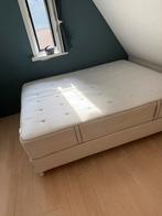 IKEA Boxspring 140x200 - Wit - Z.G.A.N., Huis en Inrichting, Ophalen, Wit, Tweepersoons, 140 cm