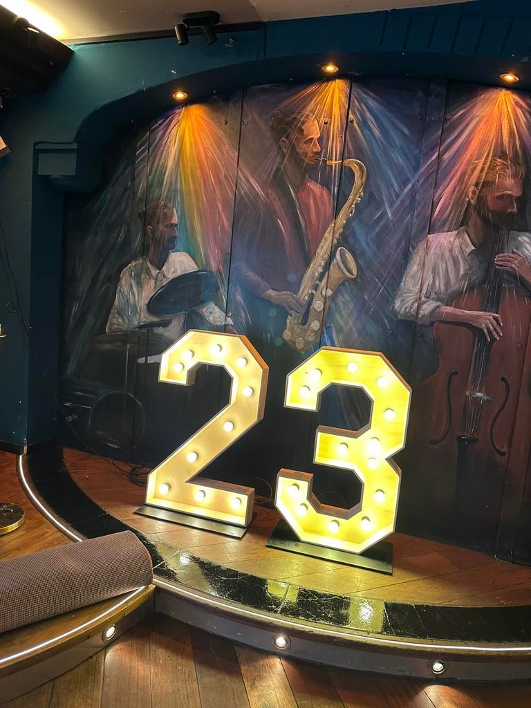 Lichtletters & Lichtcijfers huren? €37,50 p.st., Ophalen of Verzenden, Zo goed als nieuw, Verjaardag